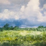 "Thunderstorm went past" watercolor on paper, 35 x 45, 2012
