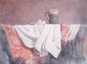 "Tea and sugar" watercolor on paper, 56 x 76, 2013